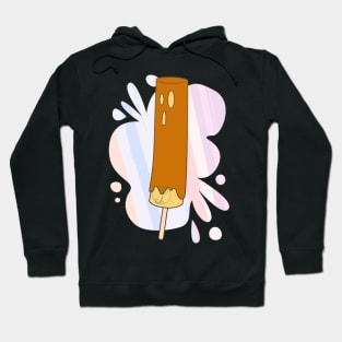 Pastel Goth Ghost Ice Cream long Hoodie